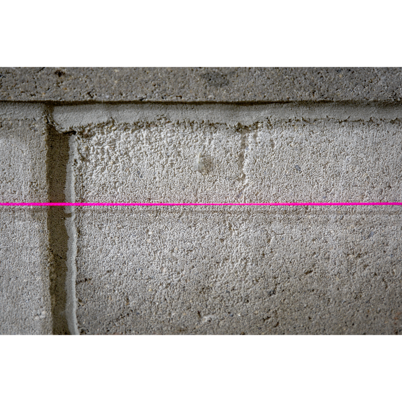 Sealey Braided Nylon Brick Line 76m - High Visibility Pink