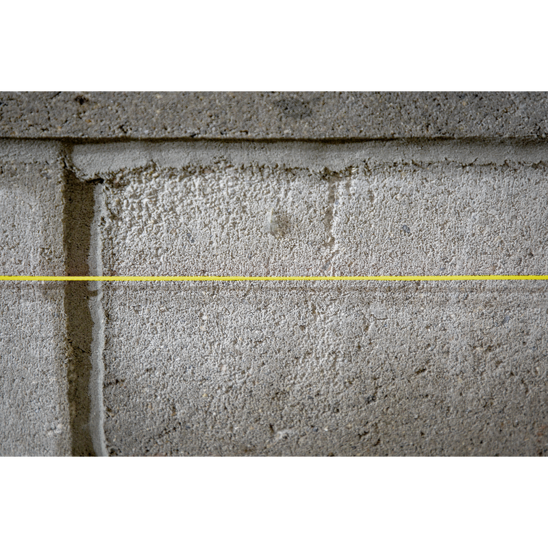 Sealey Braided Nylon Brick Line 76m - Yellow