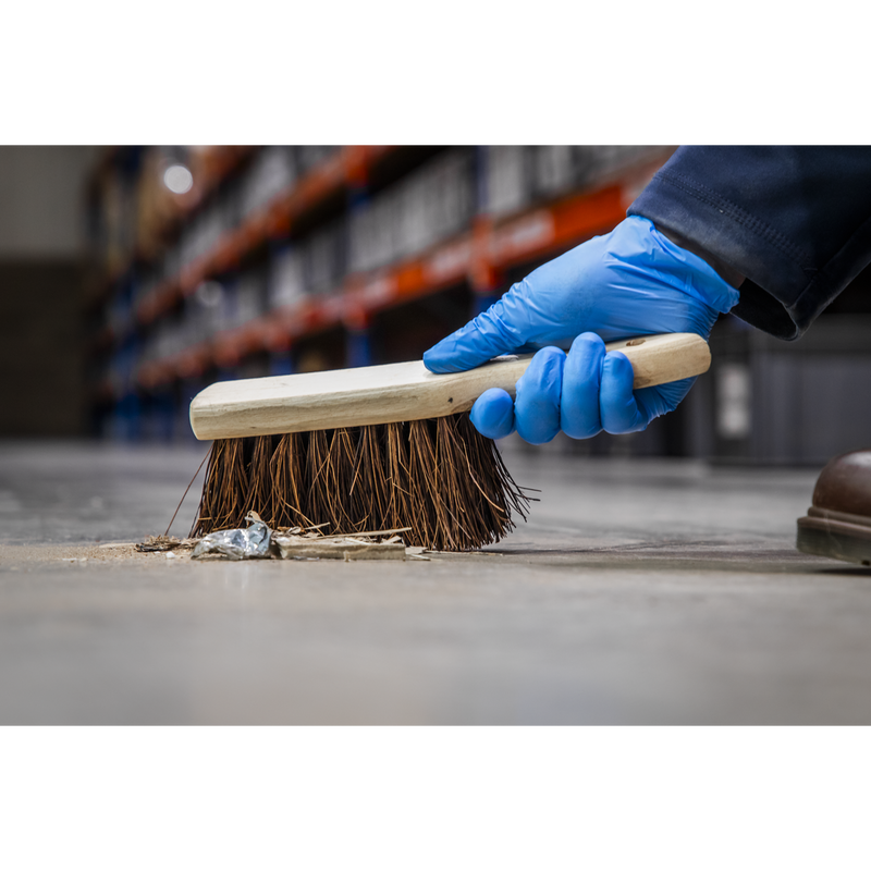 Sealey Hard Bristle Hand Brush 11" (280mm)