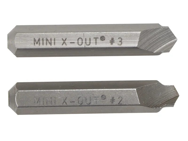 BOA Mini X-Out® Screw Extractors Wood Screw Sizes No.6-10 - 17020