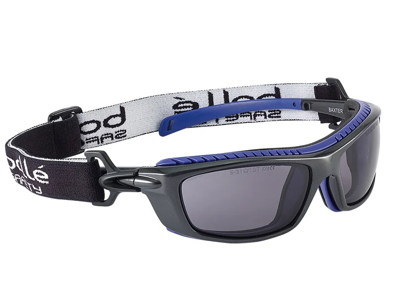 Bolle Safety BAXTER PLATINUM® Safety Goggles - Smoke - BAXPSF