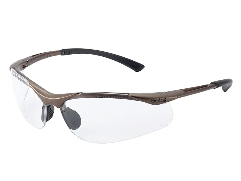Bolle Safety CONTOUR PLATINUM® Safety Glasses - Clear - CONTPSI