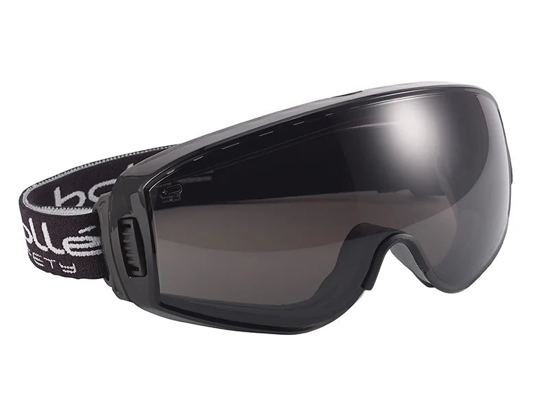Bolle Safety Pilot PLATINUM® Ventilated Safety Goggles - Smoke - PILOPSF