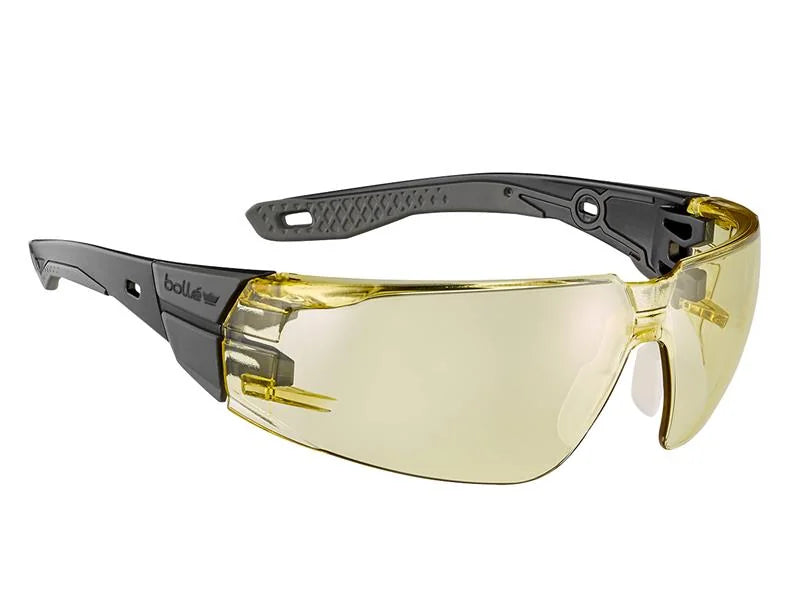 Bolle Safety Rush+ 2.0 PLATINUM® Safety Glasses - Amber - RUSPMN32E
