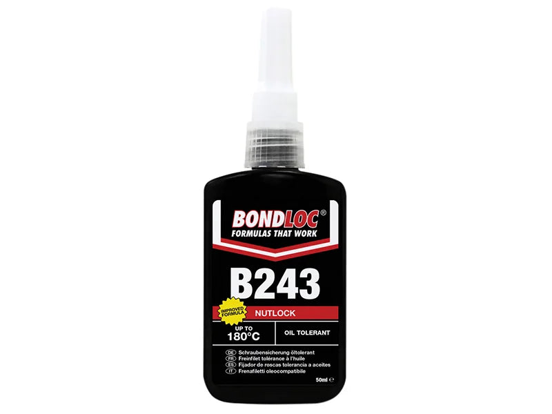 Bondloc B243 Nutlock Medium Strength Threadlocker 50ml - B243-50