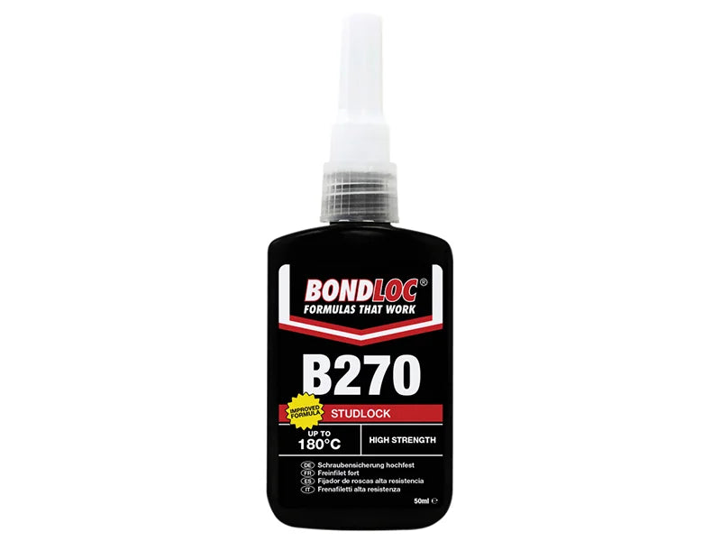 Bondloc B270 Studlock High Strength Threadlocker 50ml - B270-50