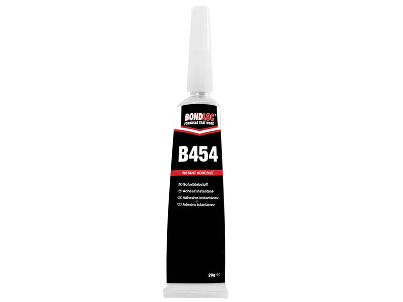 Bondloc B454 Thixotropic Non-Drip Gel Cyanoacrylate 20g - B454-20