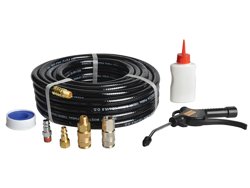 Bostitch CPACK15 15m Hose with Connectors & Oil - CPACK15
