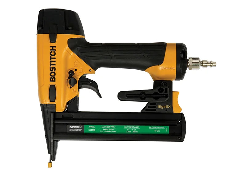 Bostitch SX1838-E Pneumatic Stapler 38mm 18 Gauge - SX1838-E
