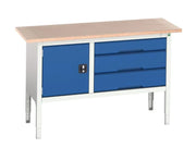 Bott Verso Adjustable Height Storage Bench 1500 x 600mm - 16923014.11