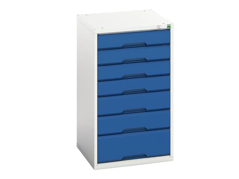 Bott Verso 7 Drawer Cabinet 525 x 900mm Gentian Blue - 16925029.11