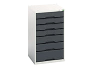 Bott Verso 7 Drawer Cabinet 525 x 900mm Anthracite Grey - 16925029.19