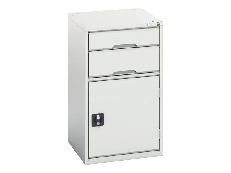 Bott Verso 2 Drawer + Cupboard 900 x Light Grey 525-1050mm