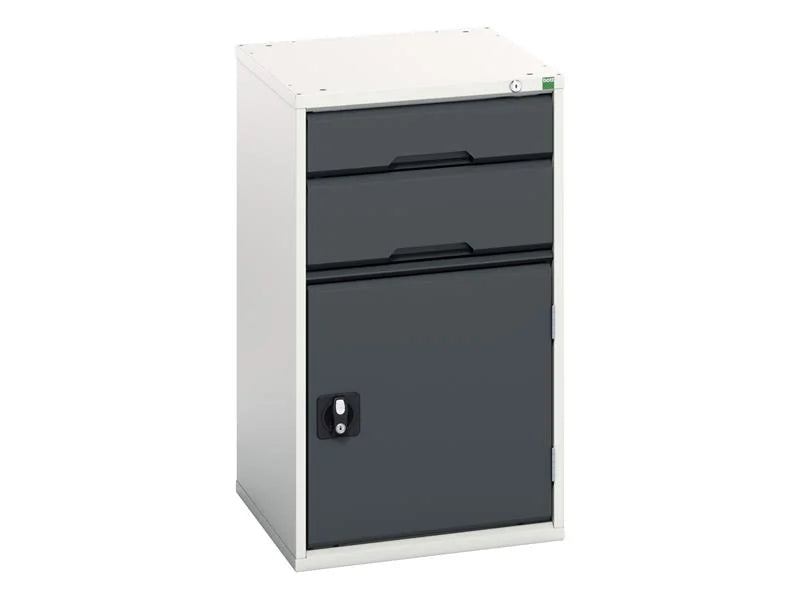 Bott Verso 2 Drawer + Cupboard 900 x Anthracite Grey 525-1050mm