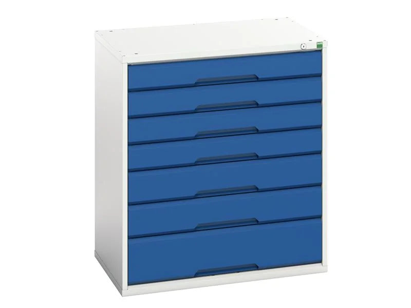 Bott Verso 7 Drawer Cabinet 800 x 900mm Gentian Blue - 16925129.11