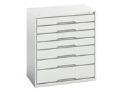 Bott Verso 7 Drawer Cabinet 800 x 900mm Light Grey - 16925129.16