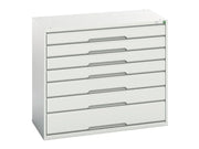 Bott Verso 7 Drawer Cabinet 1050 x 900mm Light Grey - 16925229.16