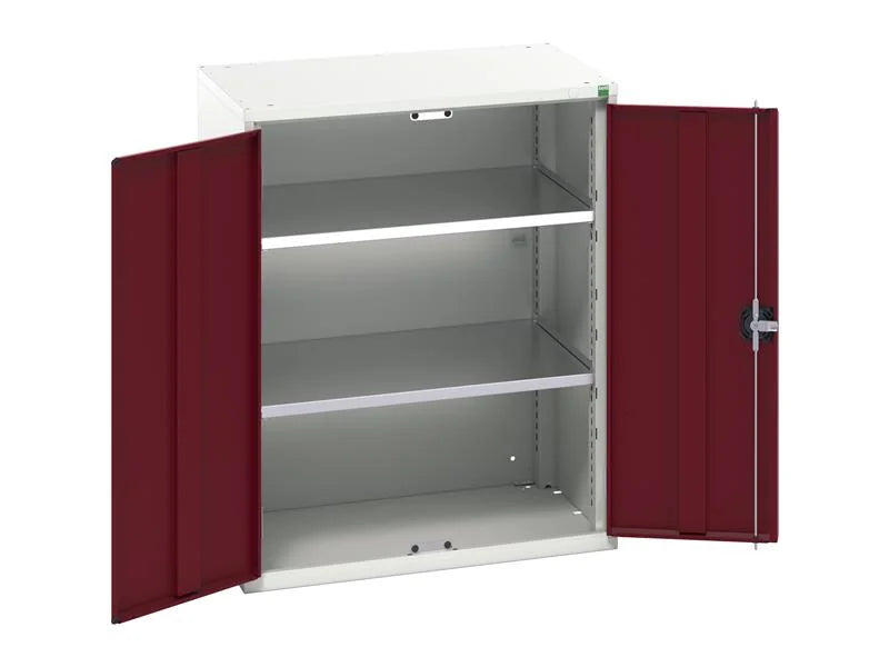 Bott Verso 2 Shelf Cupboard Crimson Red 800-1050mm