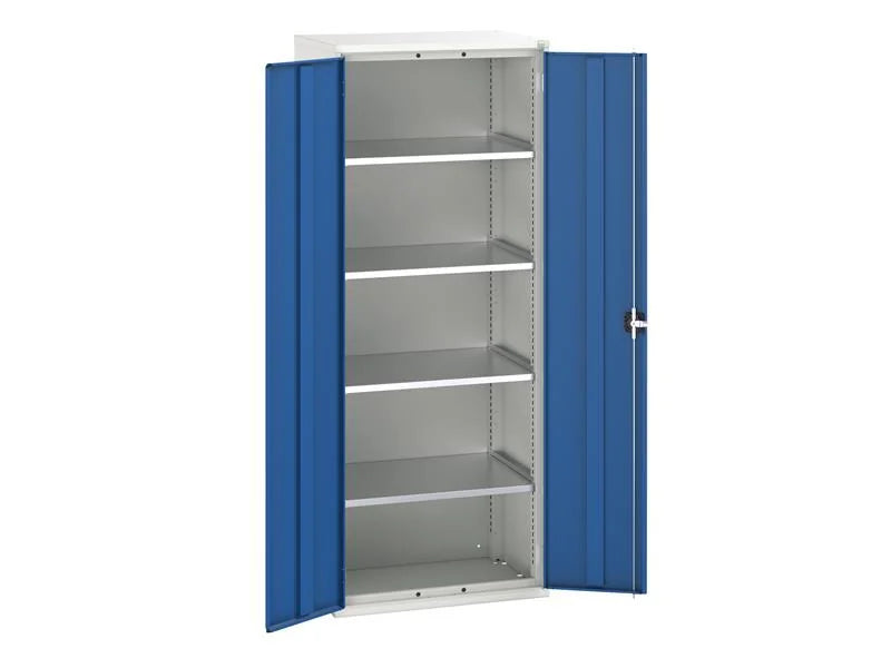 Bott Verso 4 Shelf Cupboard Gentian Blue 800-1050mm