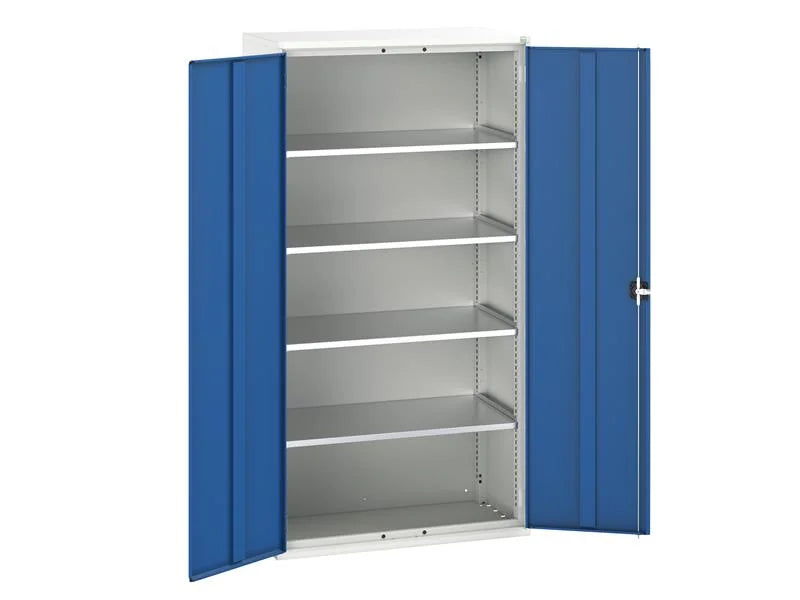 Bott Verso 4 Shelf Cupboard Gentian Blue 800-1050mm