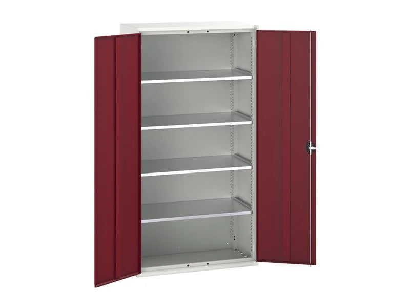 Bott Verso 4 Shelf Cupboard 1050mm Crimson Red - 16926267.24