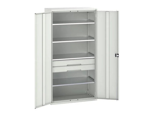 Bott Verso Kitted Cupboard 4 Shelf + 2 Drawer 1050 x 2000mm Light Grey