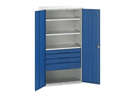 Bott Verso Kitted Cupboard, 3 Shelf & 4 Drawer - 16926576.11