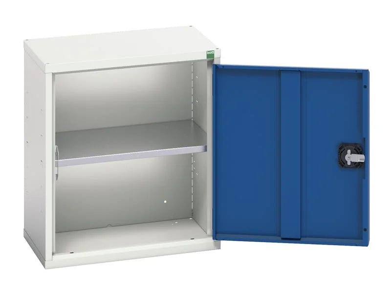 Bott Verso Economy Wall Cupboard 1 Shelf Gentian Blue 525-800mm