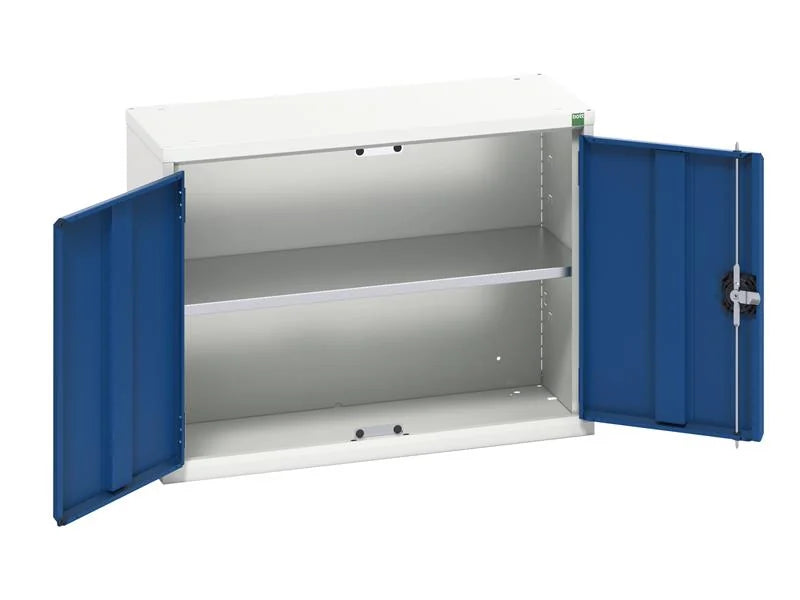 Bott Verso Economy Wall Cupboard 1 Shelf Gentian Blue 525-800mm