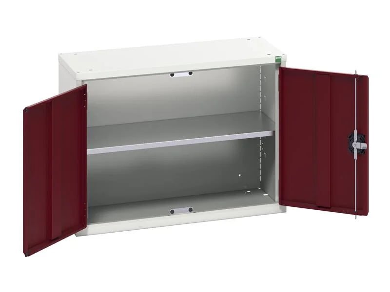 Bott Verso Economy Wall Cupboard 1 Shelf 800mm Crimson Red - 16929101.24