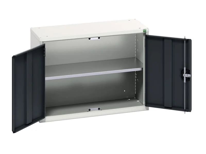 Bott Verso Economy Wall Cupboard 1 Shelf 800mm Anthracite Grey - 16929101.19