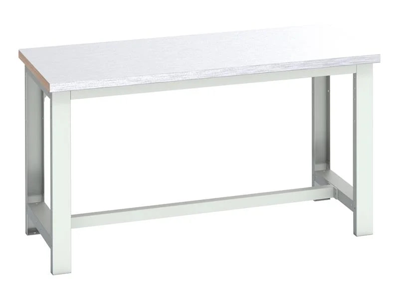 Bott Cubio Basic Bench, Steel Clad Top 1500 750-900mm