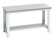 Bott Cubio Bench with Half Shelf, ESD Laminate Clad Top 1500 x 750mm
