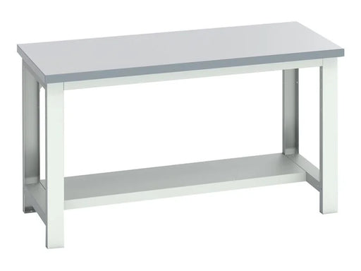 Bott Cubio Bench with Half Shelf, ESD Laminate Clad Top 1500 x 750mm