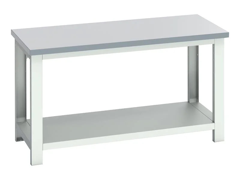 Bott Cubio Bench with Shelf, Laminate Top 1500 x 750mm - 41003669.16V