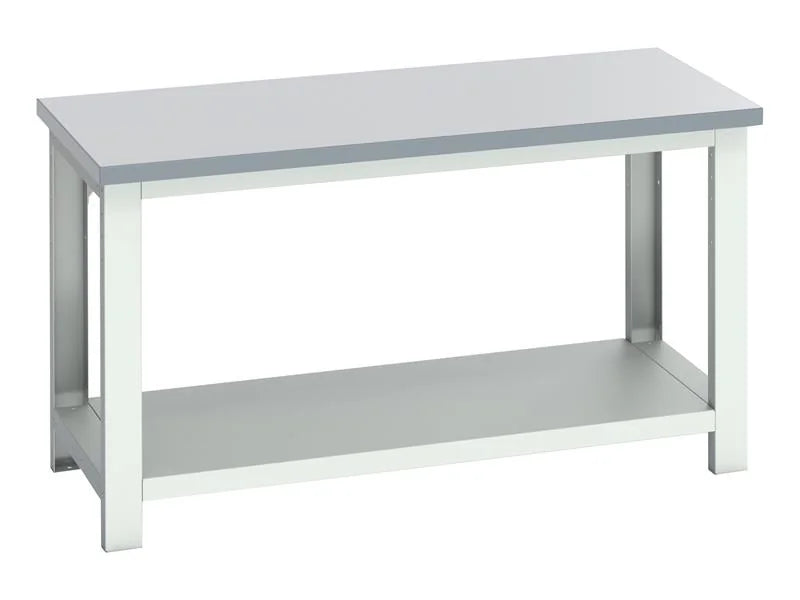Bott Cubio Bench with Shelf, ESD Laminate Top 1500 x 750mm - 41003670.16V