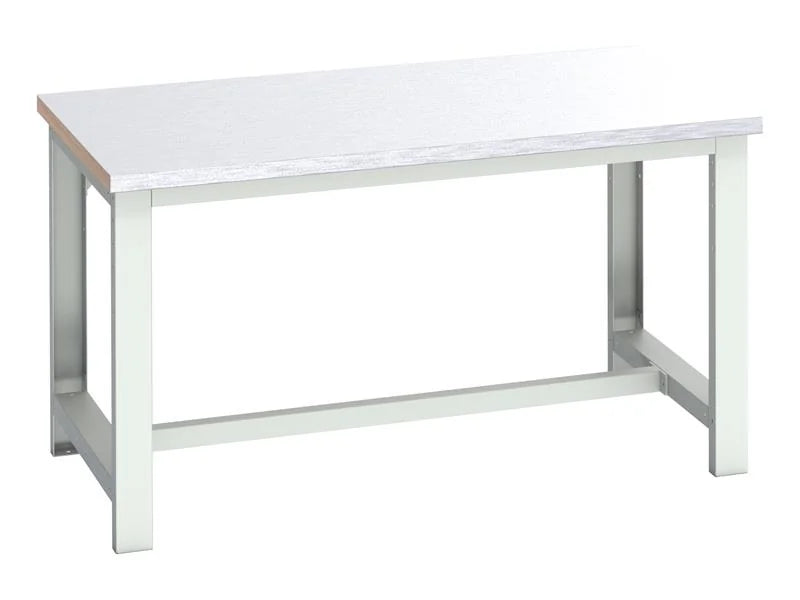 Bott Cubio Basic Bench, Steel Clad Top 1500 750-900mm