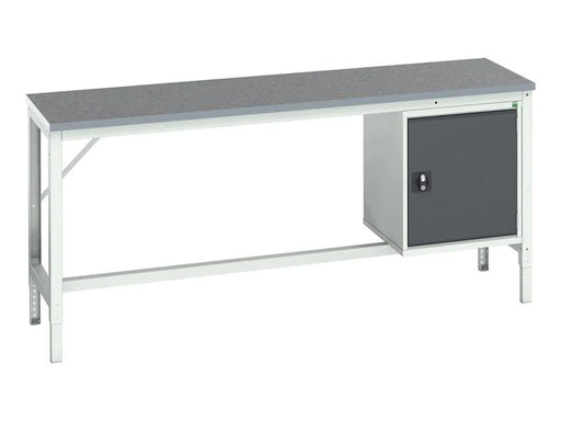 Bott Verso Bench with Cupboard, Lino Top 2000 x 600mm - Q16921715.19