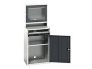 Bott Verso Computer Cupboard 650 x 550 x 1650mm Anthracite Grey - Q16928001.19