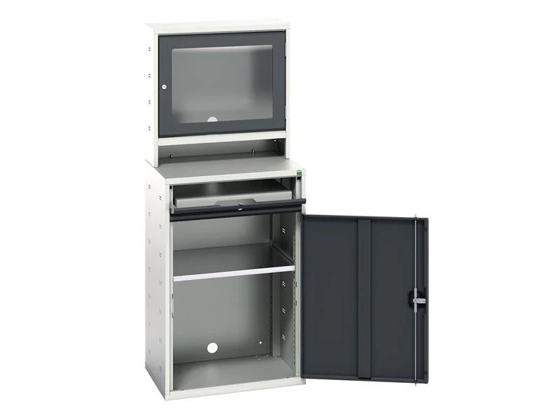 Bott Verso Computer Cupboard 650 x 550 x 1650mm Anthracite Grey - Q16928001.19