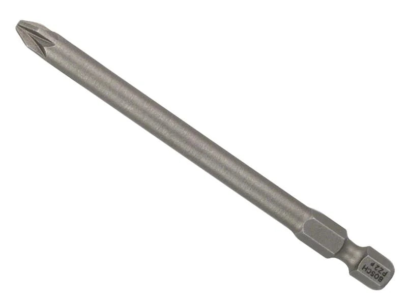 Bosch Powertool Accessories Extra Hard Screwdriver Bit PZ2 x 89mm Pack of 3