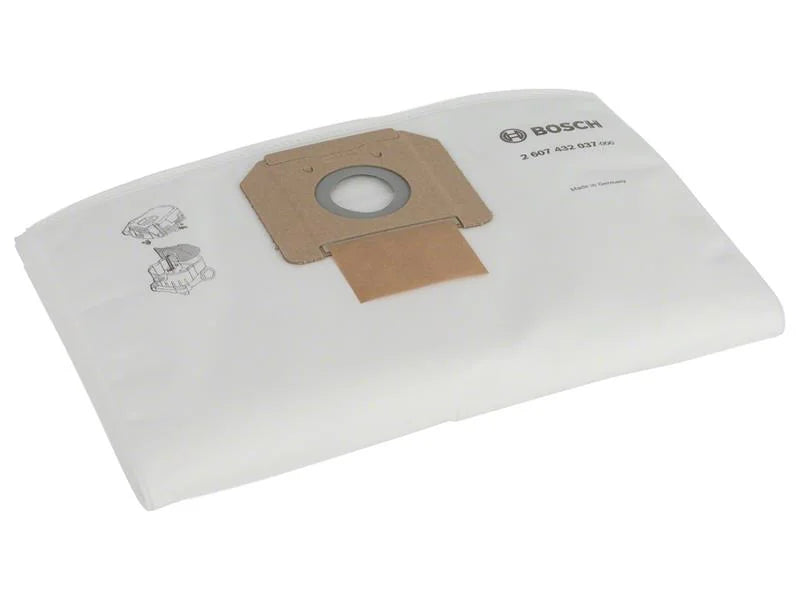 Bosch Powertool Accessories Fleece Filter Bag Pack of 5 - 2607432037