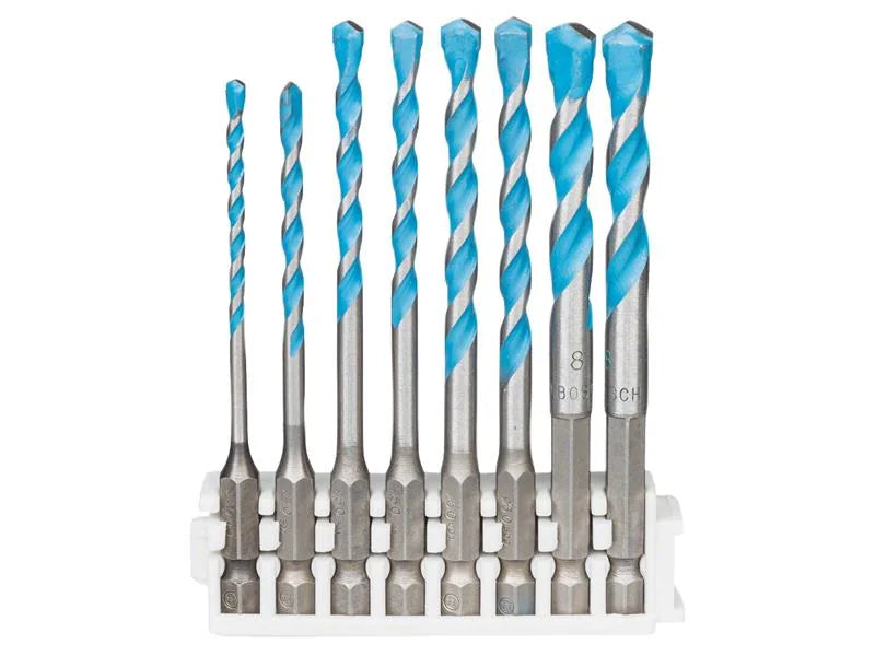 Bosch Powertool Accessories EXPERT HEX-9 Multi Construction Drill Bit Set, 8