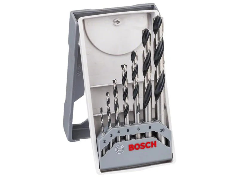 Bosch Powertool Accessories HSS Twist PointTeQ Drill Bit Set, 7 Piece
