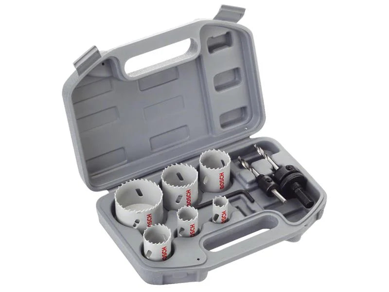 Bosch Powertool Accessories Electrician's HSS Bi-metal Holesaw Set, 9 Piece