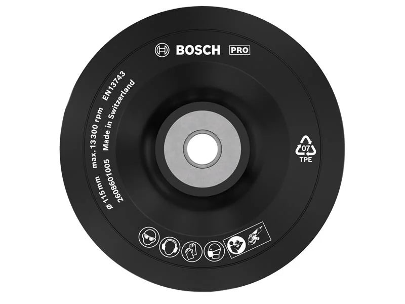 Bosch Powertool Accessories PRO Backing Pad 115mm M14 - 2608601005