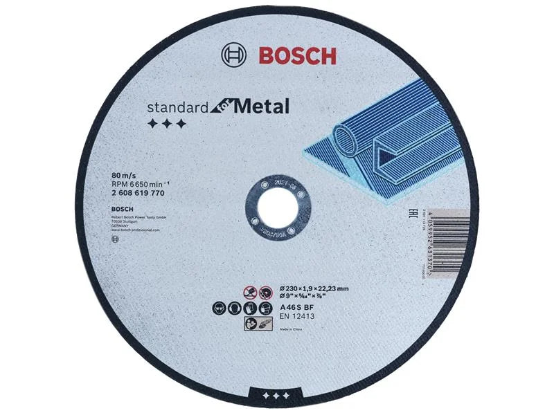 Bosch Powertool Accessories Standard for Metal Cutting Disc 230 x 22.23mm