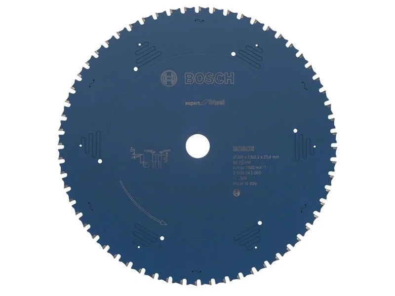 Bosch Powertool Accessories Expert for Steel Circular Saw Blade 305 x 25.4mm x