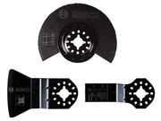 Bosch Powertool Accessories Basic Tile Set for Multi-tools, 3 Piece - 2608662342