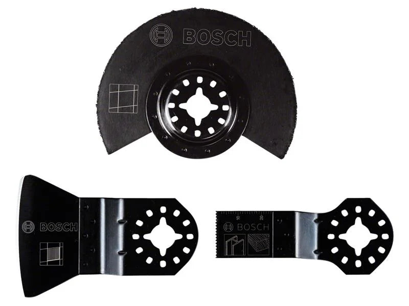 Bosch Powertool Accessories Basic Tile Set for Multi-tools, 3 Piece - 2608662342